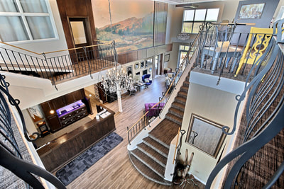 View of lobby from upstairs